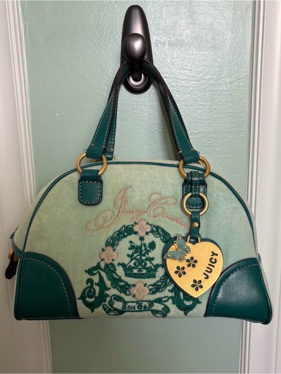 Juicy Couture Handbags - Y2K Juicy Couture Mint Bowler Bag